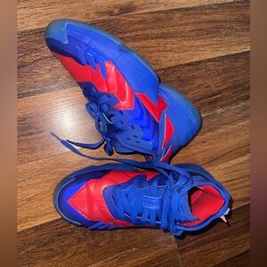 adidas Kids Sneakers in Blue and Red size 4 1/2 (#46)